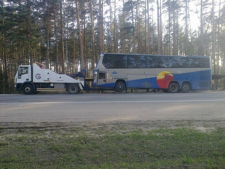 Фото эвакуации автобуса